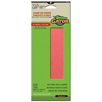 GATOR Red Resin Clamp-On 1/3 Sanding Sheets, Assorted