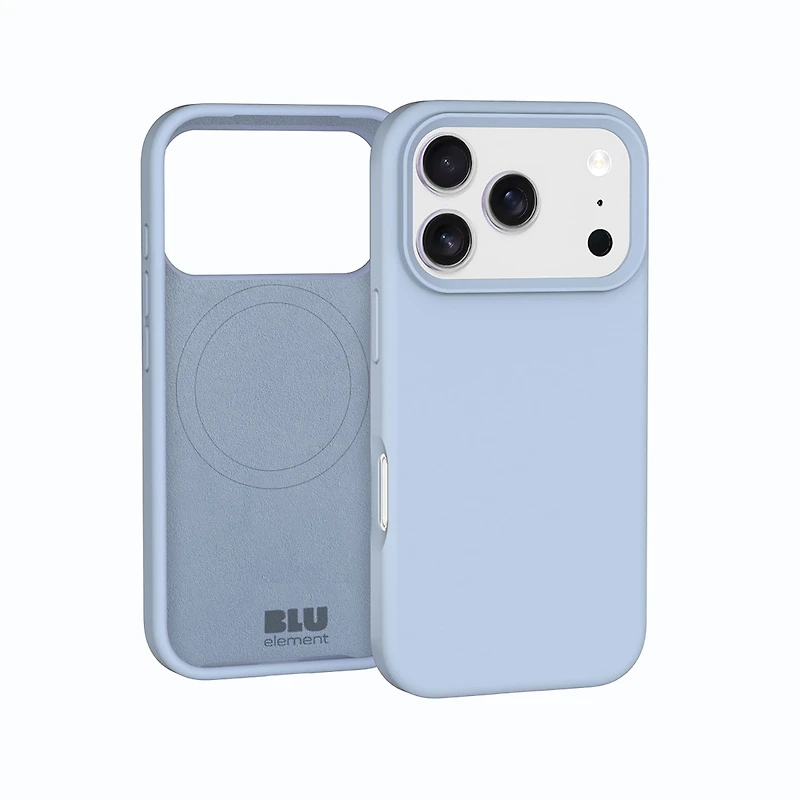Blu Element Silicone MagSafe Case Pastel Blue for iPhone 17(6.6)