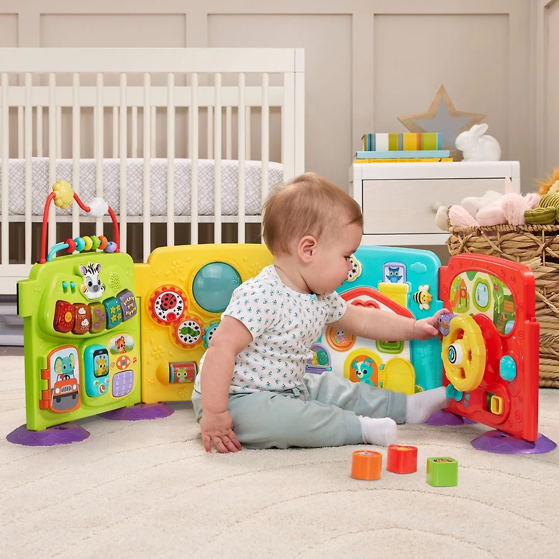 VTech Baby 4-in-1 Steps & Stages Activity Center With Movable Panels - Walmart Exclusive - English Version, 3+ Months, 3+ Months
