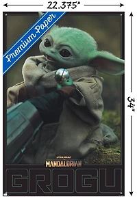 Star Wars: The Mandalorian Season 2 - Grogu Wall Poster, 22.375" x 34" Framed