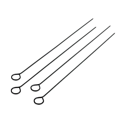 Mainstays paquet de 4 Brochettes pour BBQ, Noir Longueur - 30 cm/15 in