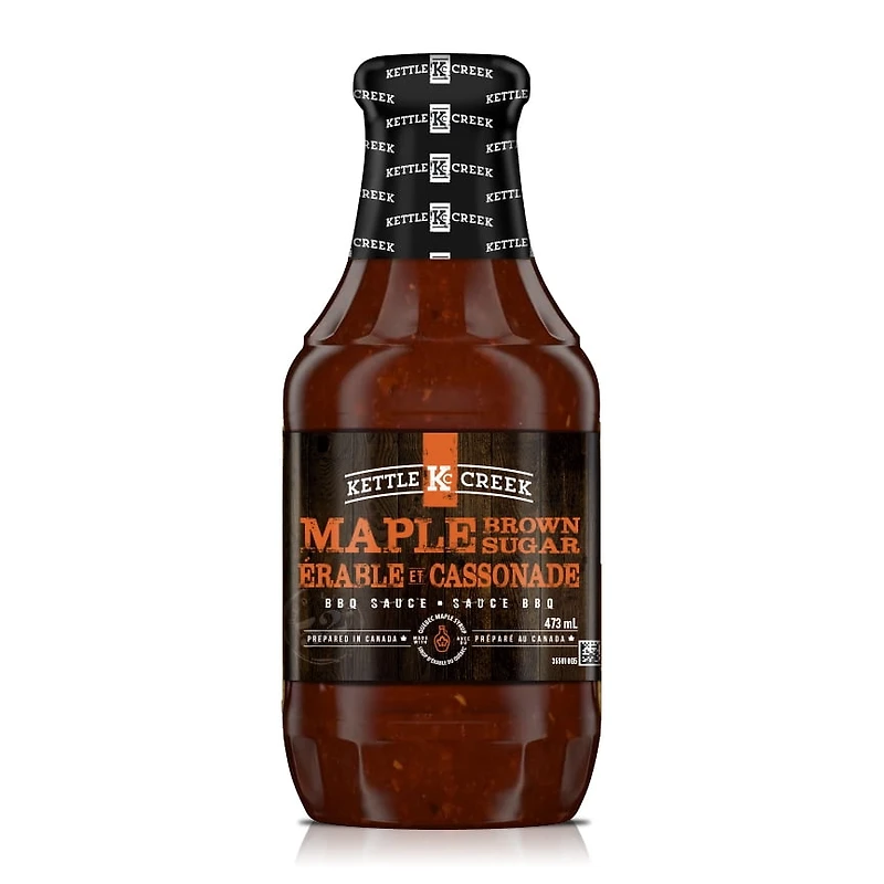 Kettle Creek Maple Brown Sugar BBQ Sauce 473ml - Gluten Free, Maple Brown Sugar BBQ Sauce perfect for all occasions
