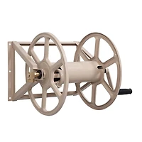 Liberty Garden 709 Steel Wall/Floor Mounted Hose Reel - Tan