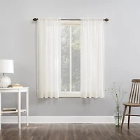 SUN TEXTILE VOILE ROD POCKET CURTAIN