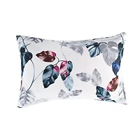 Marina Decoration Home Decor Parure de lit ultra douce et luxueuse en duvet d'oie, motif feuilles vertes modernes