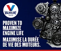 Huile à moteur Valvoline protection essentielle 5W20 au mélange synthétique 2T-5T