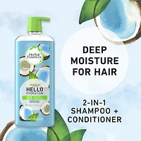 Shampooing et revitalisant 2 en 1 Herbal Essences Hello Hydration, hydratation pour les cheveux