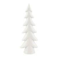 Petite décor de table en céramique, blanc, blanc