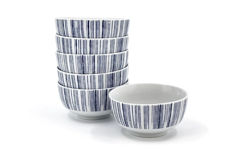 Mainstays Ink Spiral Bowl - 6 Pack