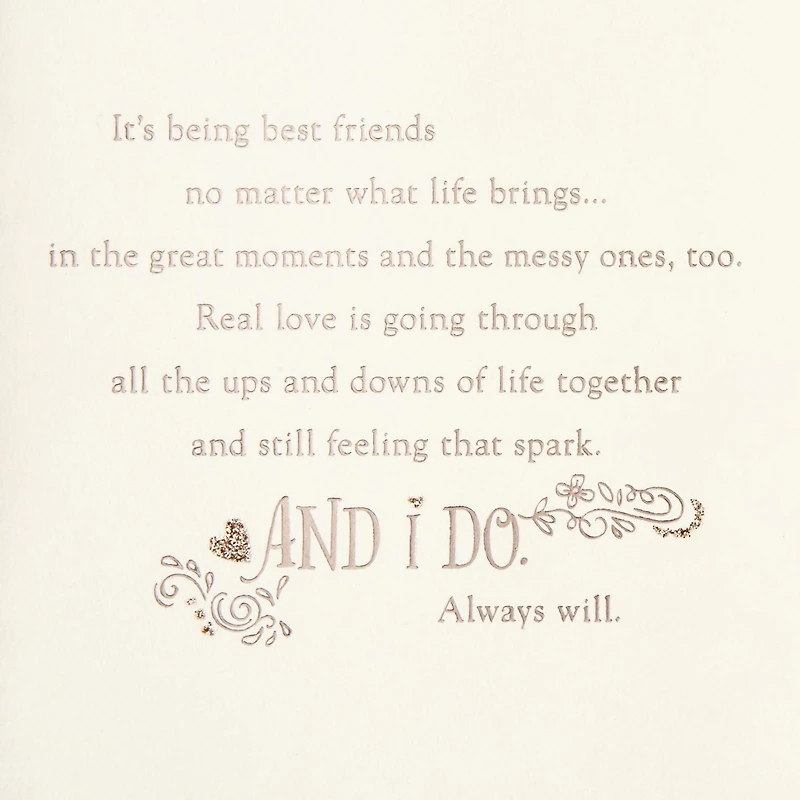 Carte Hallmark pour un époux, une épouse, un copain, une copine – Saint-Valentin,  anniversaire ou amour (« Real Love »)