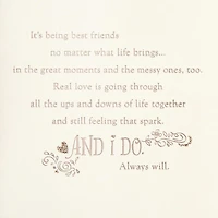 Carte Hallmark pour un époux, une épouse, un copain, une copine – Saint-Valentin,  anniversaire ou amour (« Real Love »)