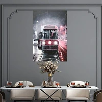 Striking 50% Hand-Painted Art Wall , Featuring Bold Contrast and Vibrant Details, Perfect for Adding a Dynamic and Artistic Touch to Living Rooms, Offices, or Modern Interiors