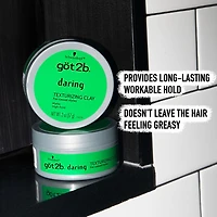 Schwarzkopf Göt2b Texturizing Clay Daring for Casual Styles 57 g, got2b Daring Texturizing Clay