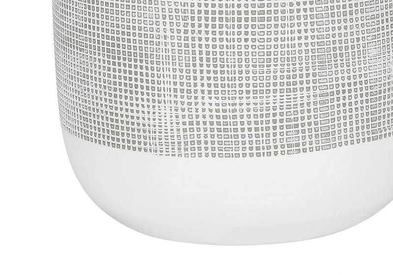 Monarch Specialties Lighting, 27"h, Table Lamp, Grey Ceramic, Grey Shade, Contemporary