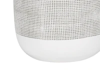 Monarch Specialties Lighting, 27"h, Table Lamp, Grey Ceramic, Grey Shade, Contemporary