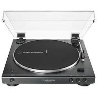 Audio-Technica AT-LP60XBT-USB-BK Fully Automatic Wireless Belt-Drive USB and Analog Turntable – Black