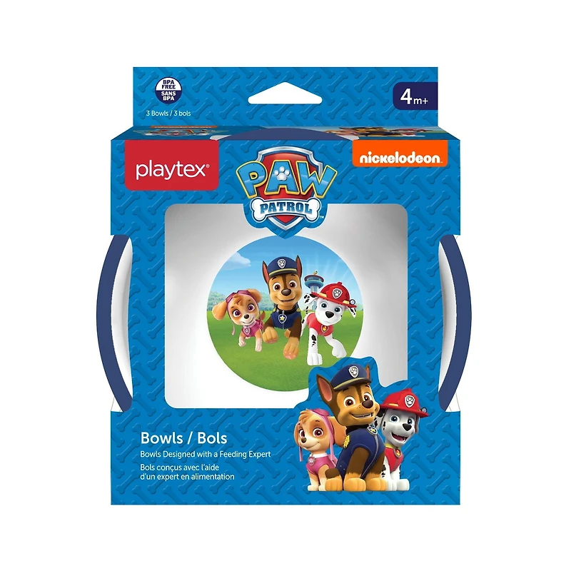 Playtex® Paw Patrol™ Bowls - 3pk