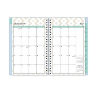 2023 Weekly Monthly Planner, 5x8, Blue Sky, Solid Morning Blue