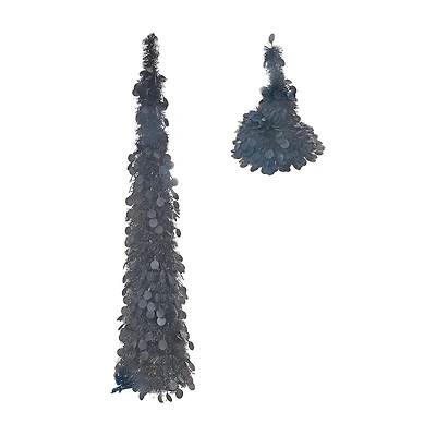 Sapin De Noël Pop-Up Noir Avec Support