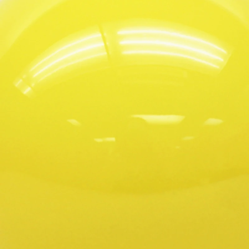 Unscented High Gloss Yellow Ball Candle, 4"Dia x 4”H