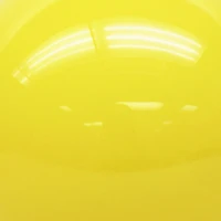 Unscented High Gloss Yellow Ball Candle, 4"Dia x 4”H