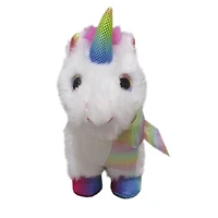 WAY TO CELEBRATE SMALL  WHITE UNICORN, 7.5INCH PLUSH TOY