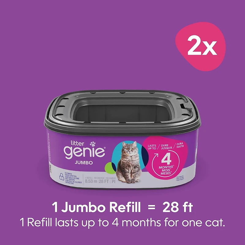 Recharge Litter Genie Jumbo - 2pk