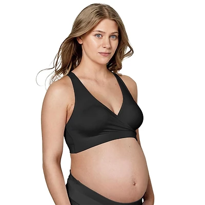 Medela Keep Cool Sleep Bra | Seamless Maternity & Nursing Sleep Bra with Full Back Breathing Zone and Soft Touch fabric. Black | Small, Maternity & Nursing Sleep Bra