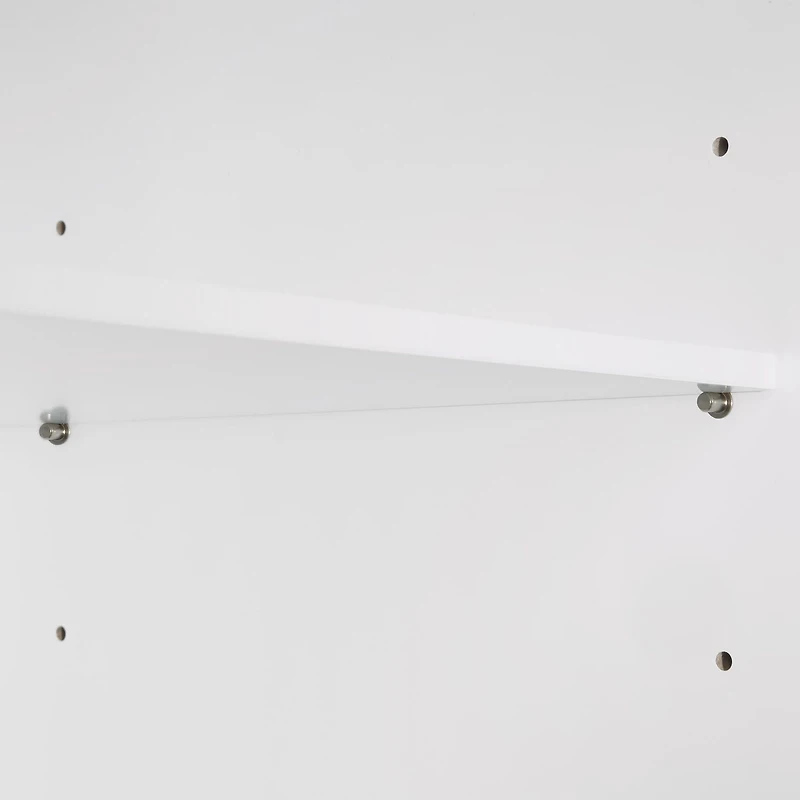 Ashland Collection Maison RiverRidge® Armoire Space Saver, 27,44 po. (larg) x 64,88 po. (haut) x 7,81 po. (profondeur), blanc