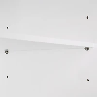 Ashland Collection Maison RiverRidge® Armoire Space Saver, 27,44 po. (larg) x 64,88 po. (haut) x 7,81 po. (profondeur), blanc