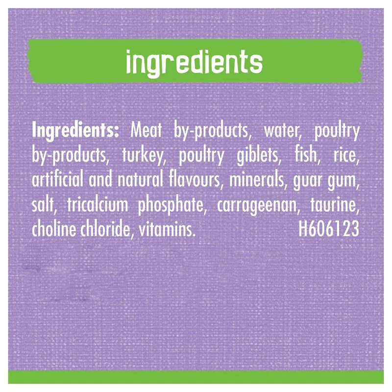 Friskies Pate Turkey & Giblets Dinner, Wet Cat Food 156g