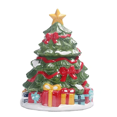 Holiday Time Tree Cookie Jar