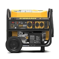 FIRMAN P08004 Gas Portable Generator 10000/8000W Remote Start 120/240V Wheel Kit