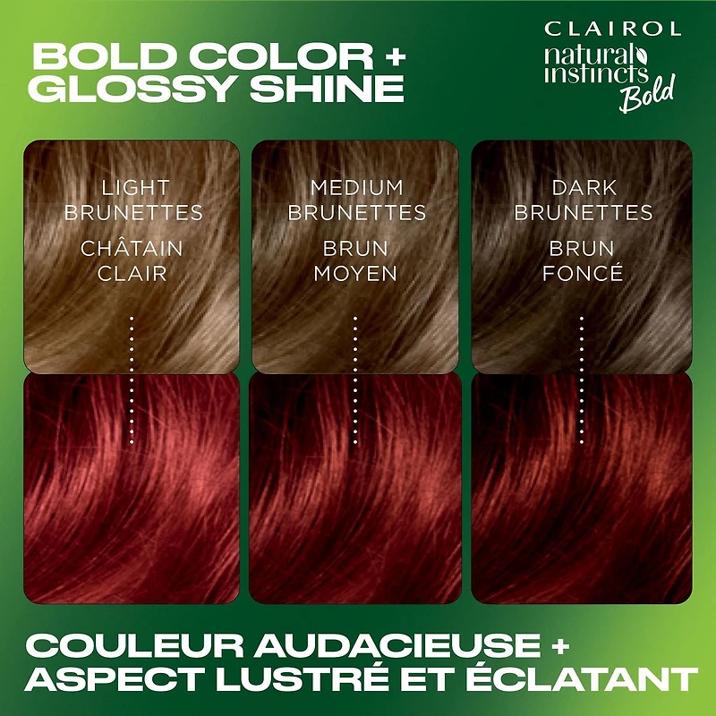 Clairol Natural Instincts Bold coloration permanente sans ammoniaque 0% AMMONIAQUE