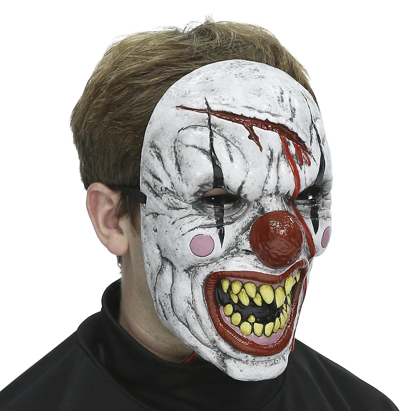 Masque de clown saignant