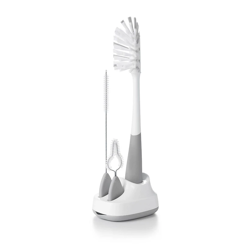 OXO Tot - Ensemble de Nettoyage pour Bouteilles d'Eau et Gobelets avec Paille - Outil Polyvalent Idéal pour Nettoyer les Biberons, Gobelets à Paille, Parties de Tire-lait - Équipement de Nourrissage p