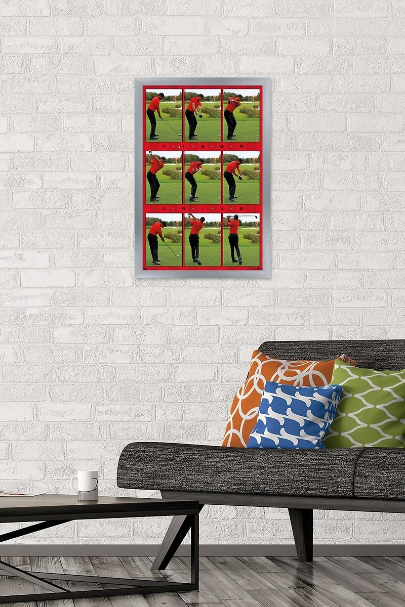 Tiger Woods - Drive Wall Poster, 22.375" x 34"