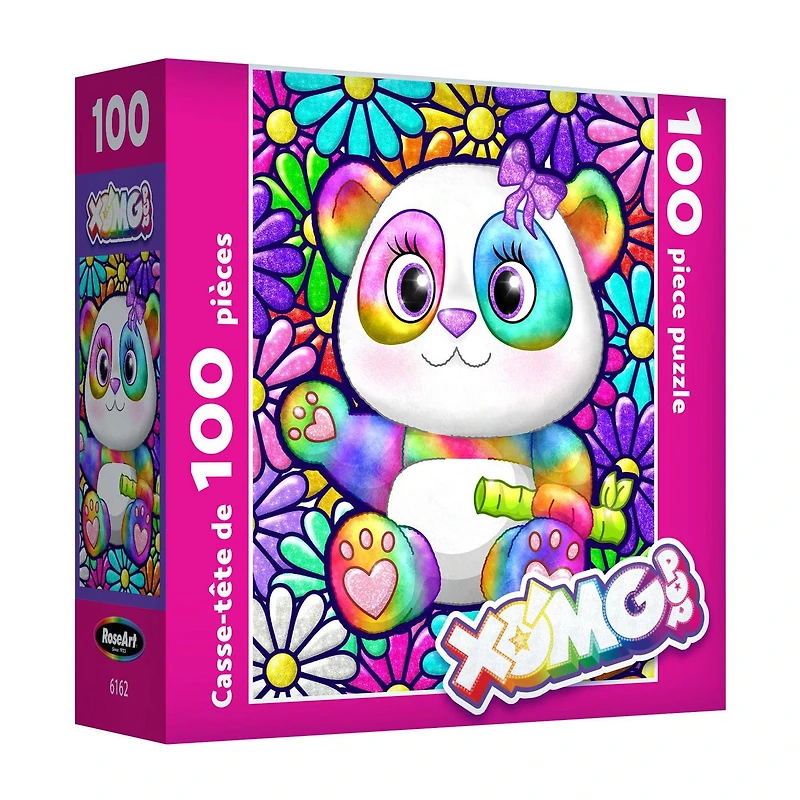 RoseArt - Pop Culture 100 pièces - XOMG Panda - Puzzle emboîtable pour enfants