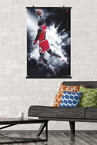 Michael Jordan - Burst Wall Poster