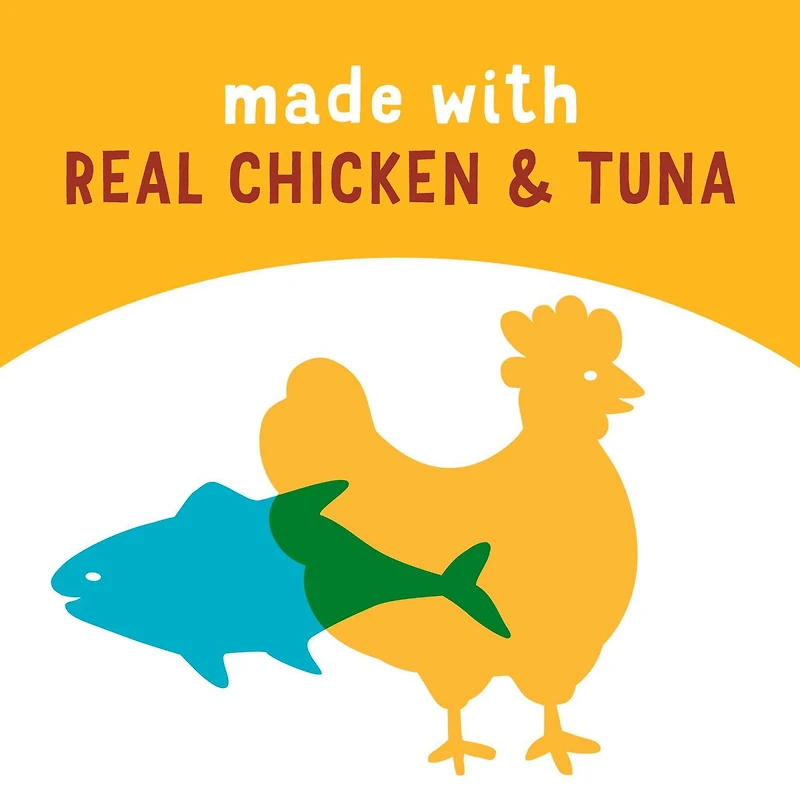 Friskies Lil' Soups Poulet émietté, Gâteries pour Chats 34 g 34 g