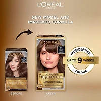 L'Oréal Paris Superior Preference, Permanent Hair Dye, 9 weeks of fade-defying colour