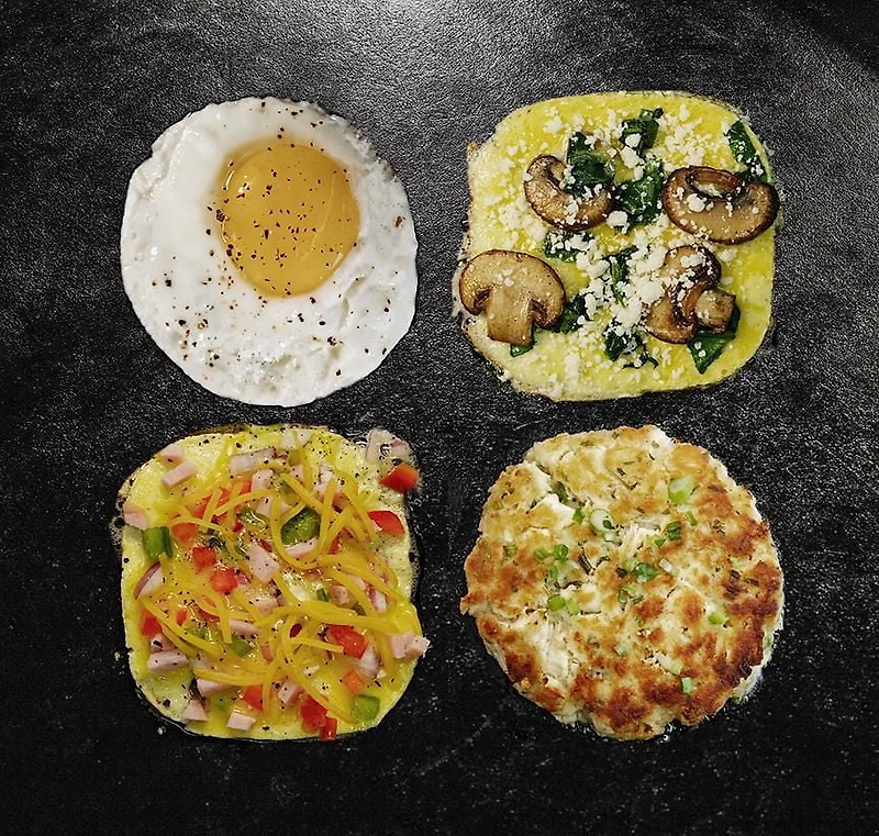 Ensemble de 8 anneaux à œufs Blackstone Anneau d'oeuf