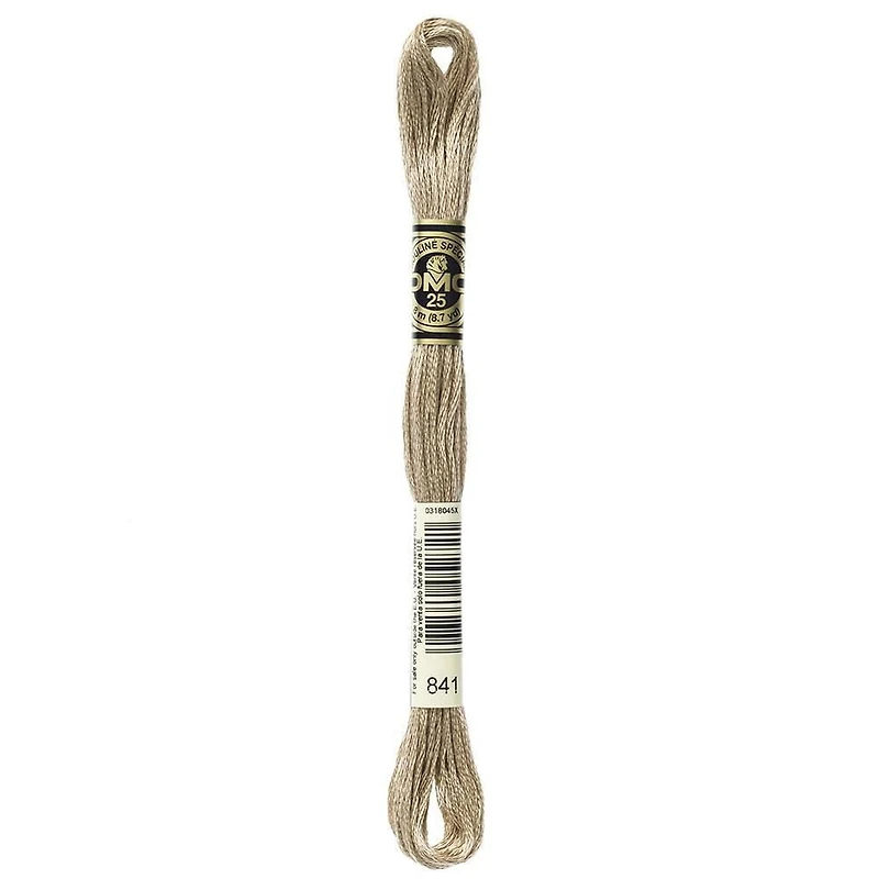 DMC Brown Cotton 6 Strand Floss 8m