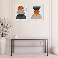 Feuilles De Désert D'Art Mural En Toile - Ensemble De 2
