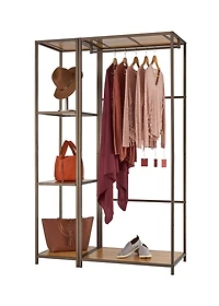 TRINITY Modular Bamboo Closet Organizer | 2-Piece Set