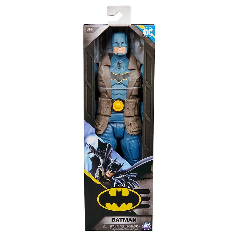 DC Comics, Batman Action Figure, 12-inch Super Hero Collectible Kids Toys for Boys and Girls, Ages 3+