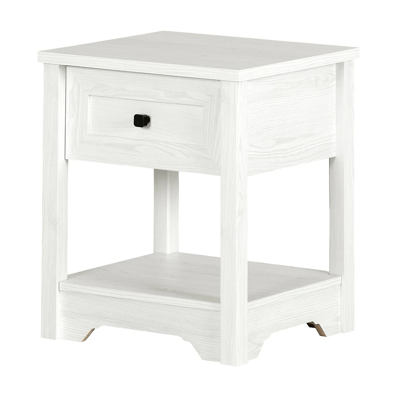 South Shore Hazen Nightstand for Child, in White Pine