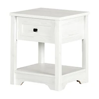 South Shore Hazen Nightstand for Child, in White Pine