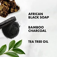 Shampooing Nettoyant Intensif Shea Moisture Savon Noir Africain Charbon