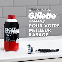 Mousse à raser pour hommes Gillette Foamy originale, parfum Original, 507g (14,9oz) 422G